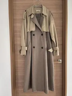 アングリッド　ドッキングデザイントレンチコート