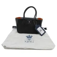 超美品 A.D.M.J. トートバッグ レザー 黒 30-26070602のサムネイル