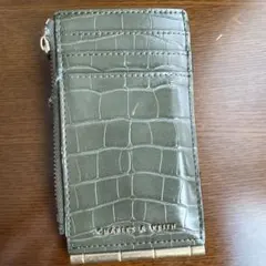 CHARLES & KEITH カードケース オリーブグリーン