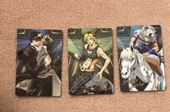 ジョジョの奇妙な冒険 キャラクターカード3枚セット ウエハース