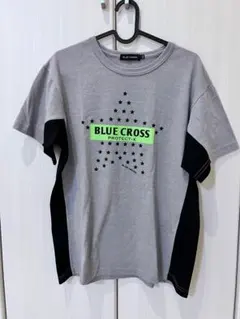 BLUE CROSS 半袖Tシャツ グレー スターロゴのサムネイル