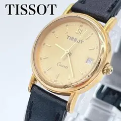TISSOT ティソ デイトSWISS MADE ゴールドカラー 新品電池のサムネイル