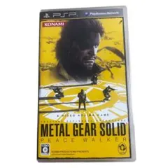 美品 動作確認済 取説有 メタルギア ソリッド ピースウォーカー PSPソフト