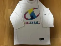 adidas バレーボールシャツ 長袖 白 Lサイズ