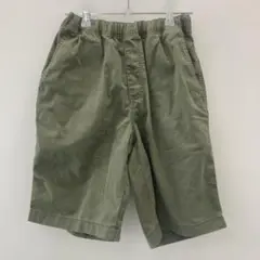 D269 ユニクロ ハーフパンツ カーキ メンズ M