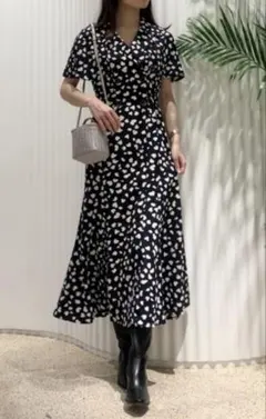 スナイデルケープカラートレンチワンピース