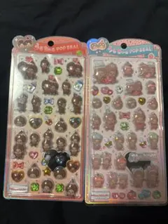モンチッチうるちゅるPOPシール 2種セット 正規品