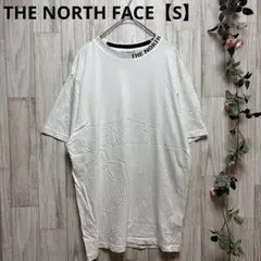 ザノースフェイス　半袖Tシャツ シンプル　ロゴ【S】白ホワイト