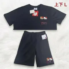 【新品タグ付】モンチッチ × ハローキティ コラボ ルームウェア 上下セット Lのサムネイル