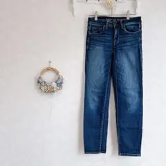 AMERICAN EAGLE パンツ　デニム　スキニー　コットン　レーヨンのサムネイル