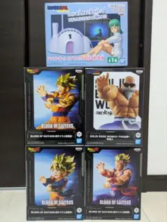 ドラゴンボールZ フィギュア 5体セット 孫悟空 孫悟飯 孫悟天 亀仙人 貯金箱
