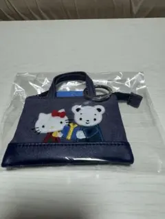 新品未開封】ファミリア familiar ミニデニムバッグ ネイビー NB 青