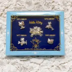 ハローキティ 25周年 ピンバッジ 5個入り サンリオ 平成レトロ 希少 レア