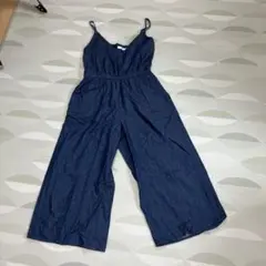 BACK NUMBER デニム ワイドレッグ ジャンプスーツ M