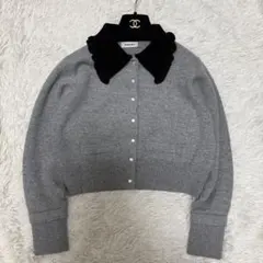 専用！未使用タグ＊SANDRO サンドロ　パール　カーディガン　ブラック　S 2025年最新】Sandro レディース カーディガン・ボレロ・アンサンブルの