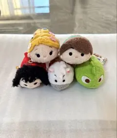 ディズニー　ツムツム　ラプンツェル　ユージーン　パスカル　ゴーテル　マキシマス
