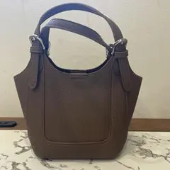 ブラウン ハンドバッグ　ショルダーバッグ