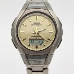 CASIO】wave ceptor 電波時計 温湿度計付き ITM-710NJ - メルカリ