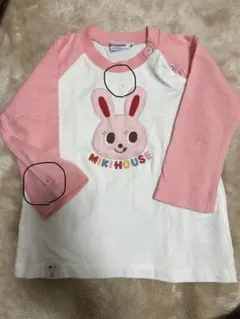 ミキハウス 長袖Tシャツ 80cm ウサギ