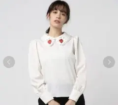 スワンキス ストロベリー ブラウス ホワイト いちご 姫系 姫ロリ リズリサのサムネイル