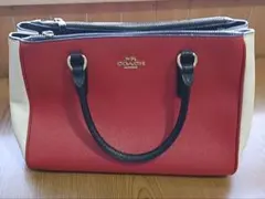 coach バッグ　赤　レッド