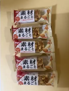 素材まるごとプロテインバーキャラメル&ナッツ5本のサムネイル