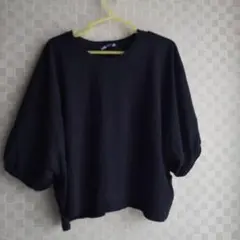 ZARA バルーンスリーブ ブラック Tシャツ