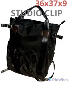 美品✨軽量★スタジオクリップ★リュックトートバッグ