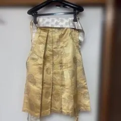 男の子用 袴 七五三 ゴールド 紐下60cm