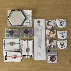 EXO グッズセット バッジ・ミラー・ヘアゴム