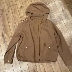 AG ブラウン フード付きジャケット