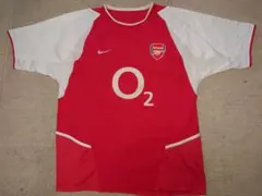 ヴィンテージ 2002-04 Arsenal O2 ナイキ ユニフォーム - メルカリ