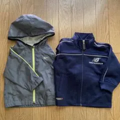 Nike ウィンドブレーカー　New Balance キッズ　トップス　90