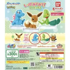 ポケモン　しっぽみてみて！フィギュア3 ワニノコ　キモリ