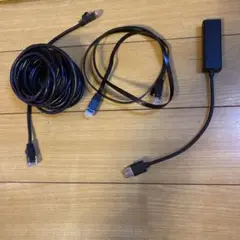 LANケーブル・LANアダプター　３点セット