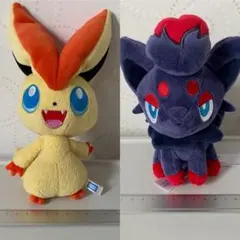 【ポケモン】ビクティニ ゾロア fit ぬいぐるみ