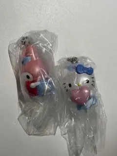 サンリオキャラクターズ ナーススイングマスコット マイメロ　キティ　ガチャ