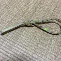 帯締め 黄緑 金色 組み紐