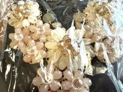 パーティー　ネックレス　ピアスセット　大ぶり