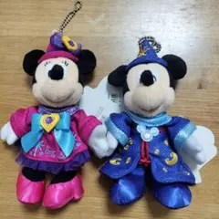 ディズニーシー 10周年 ミッキー ミニー ぬいぐるみバッジ