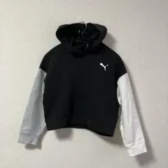 Puma フード付きクロップドパーカー　140cm