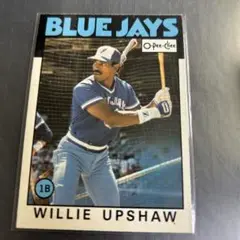 MLB1986O-Pee-Chee ウィリーアップショー　トロントブルージェイズ