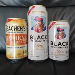 ニッカ ブラックニッカ 　ティーチャーズ ハイボール缶 　3本セットのサムネイル