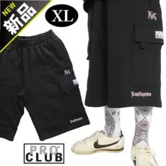 PRO CLUB ロサンゼルス LA【XL】ショーツ ウエストコースト チカーノ