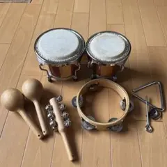 無印良品 楽器のおもちゃ　ミニボンゴ