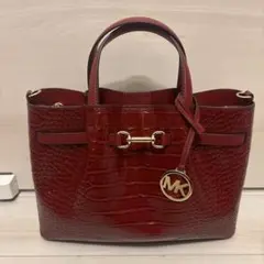 マイケルコール　クロコダイル風トートバッグ
