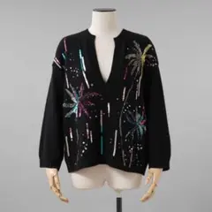 ヴァレンティノ 美品 17年リゾートコレクション スパンコール カシミヤ ニットのサムネイル