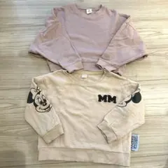 【まとめ売り】110トレーナー　2点セット