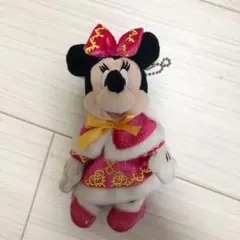 ミニー　ぬいぐるみバッジ