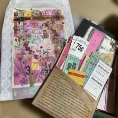 紙モノ コラージュ素材 おすそ分 色々詰め合わせ